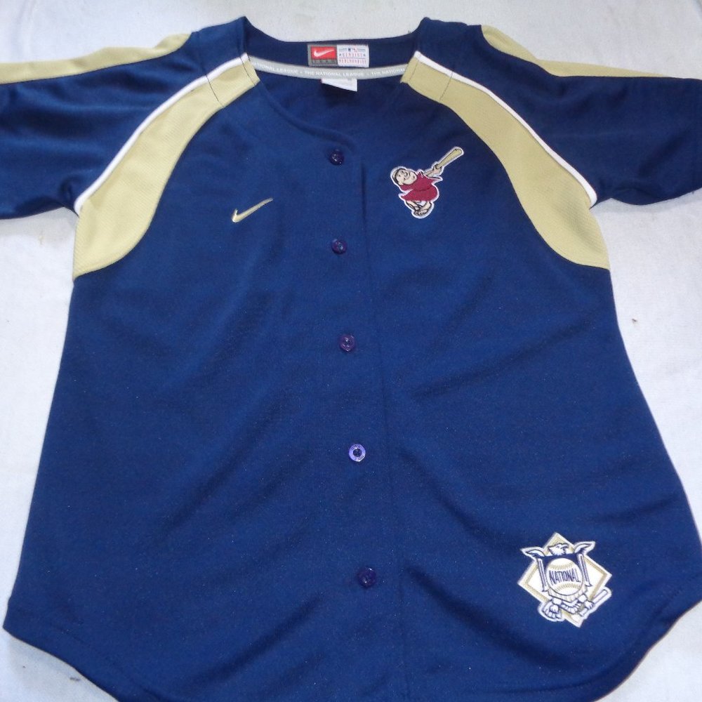 Nike MLB San Diego Padres Button Baseball Jersey Ladies Size Small 4-6